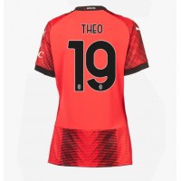 AC Milan Theo Hernandez #19 Kotipaita Naiset 2023-24 Lyhythihainen
